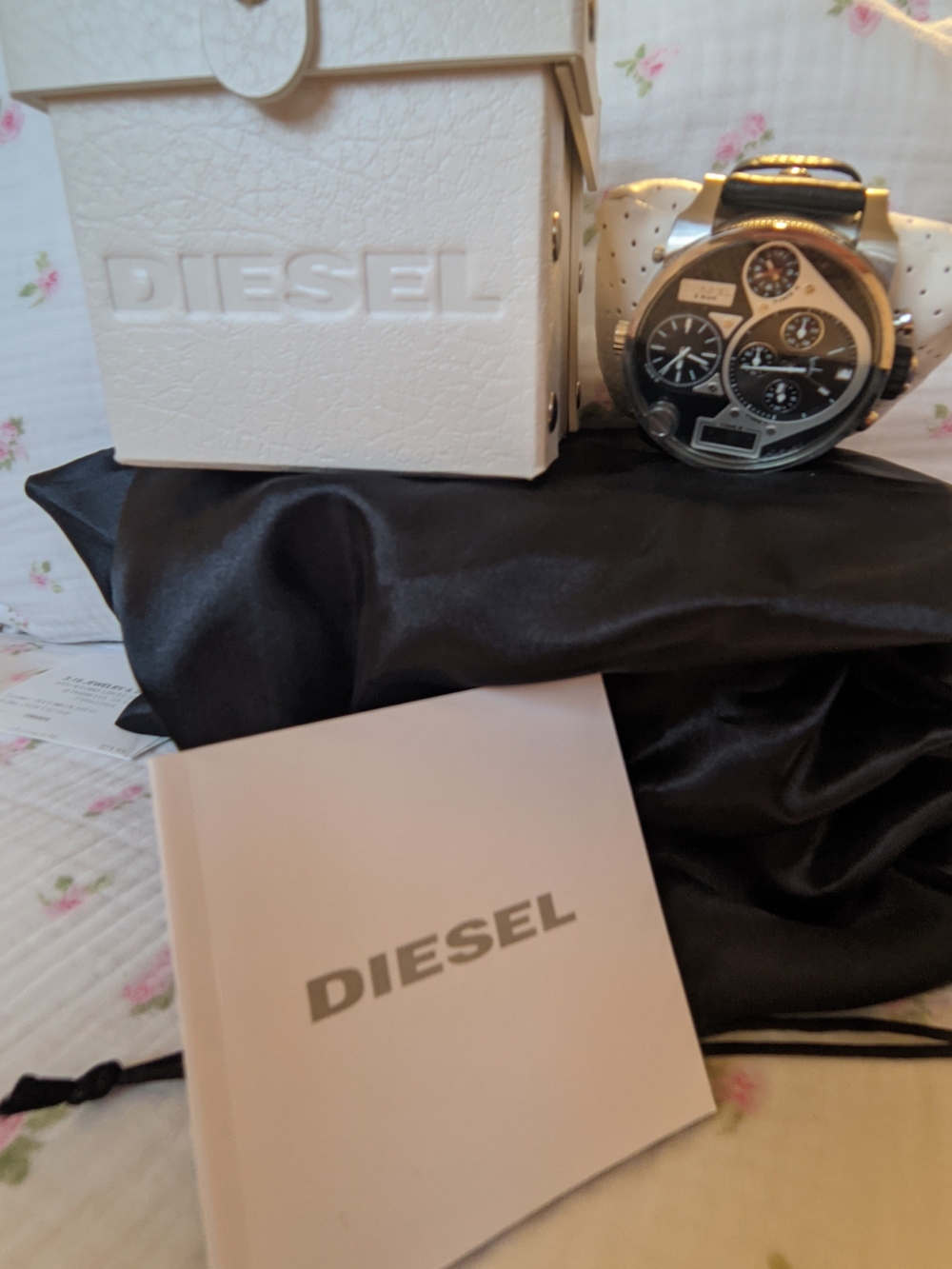 Diesel Multi-Dial Black and Gold Men’s Watch